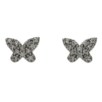 Orecchini Damiata Gioielli Bambino in Oro bianco Zircone 323/4/102 - 323/4/102